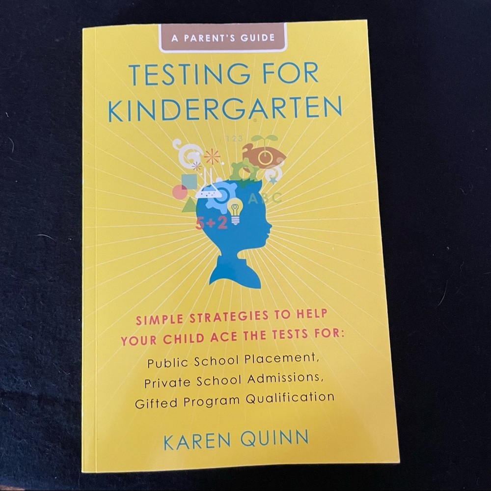 Brand-new testing for kindergarten book